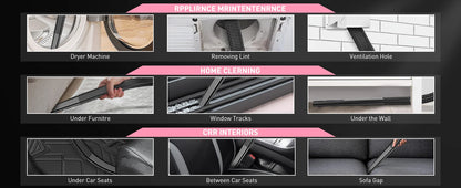 Cordless Vacuum Cleaner, 40Kpa/500W/45min 10 in 1 Powerful Stick Vacuum Cleaner for Home Pet Hair/Hard Floor/Carpet